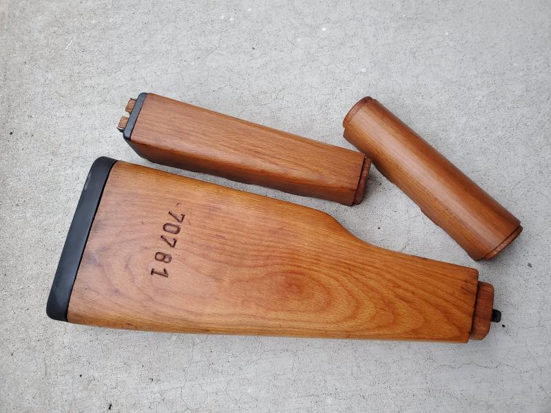 Yugo M70 stock set, M70/72 buttpad