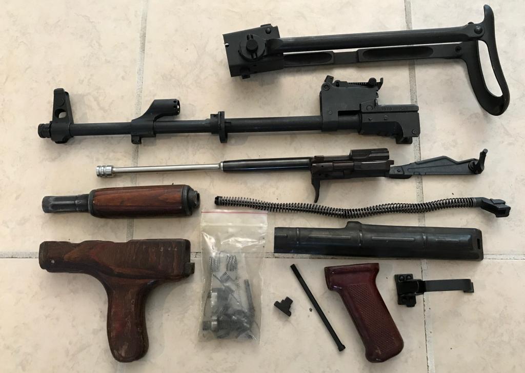 WTS Parts kit collection. Polish AKMS, Romy MD65, DP28, Yugo M70AB2
